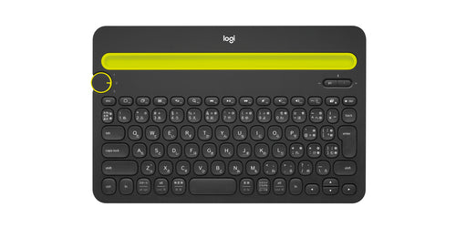 Wireless Bluetooth Keyboard Logitech Black Ergonomic Design