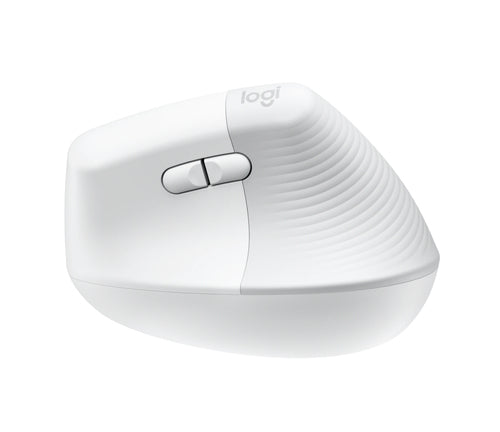 Vertical Ergonomic Mouse Logitech Lift 4000 DPI RF Wireless Bluetooth White