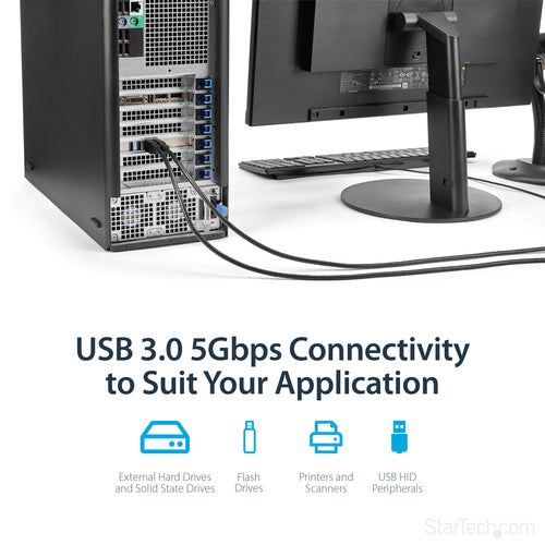 USB PCIe Card StarTech.com PEXUSB3S44V 4 Port 5Gbps Channels UASP - PEXUSB3S44V