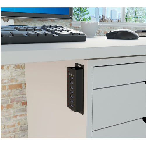 7-Port USB 3.0 Hub StarTech.com Desktop Wall-Mountable 5Gbps Aluminum