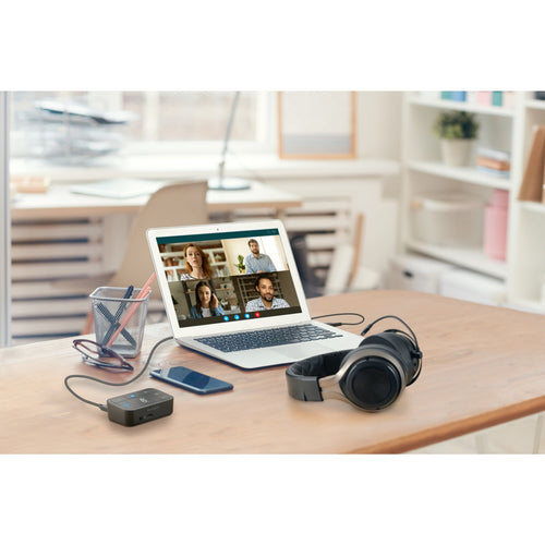 3-in-1 Audio Headset Switch Kensington K83300WW 85 g Lightweight Black