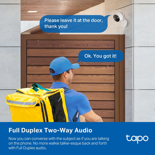 Security Camera TP-Link Tapo C120 Indoor/Outdoor 120° Wired Wireless - TAPO C120