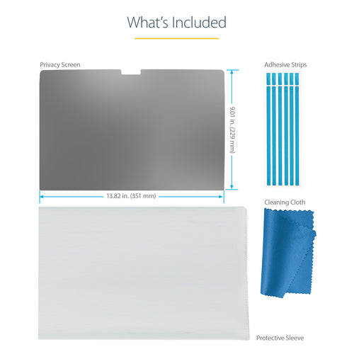 16 Inch Privacy Screen Filter for MacBook Pro 21/23 Anti-Glare Blue Light Reduction