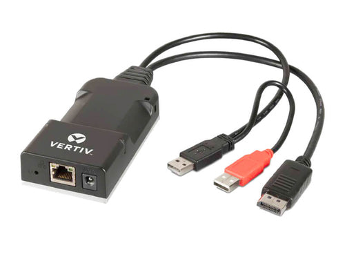 VGA KVM Extender Vertiv Avocent HMXTX Single USB Audio Transmitter Wired 5.5 cm