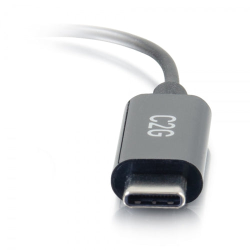 Mobile Phone Cable C2G 54426 USB-C 3.5 mm 0.09 m Black - 54426