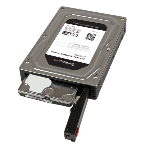 Drive Bay Panel StarTech.com 2.5 to 3.5 SATA Adapter 12.5mm Aluminum