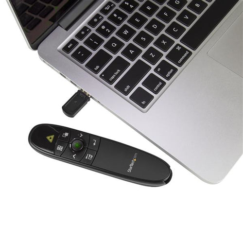 Wireless Presenter StarTech.com PRESREMOTEG 90ft USB Plug-and-Play Green Laser Pointer