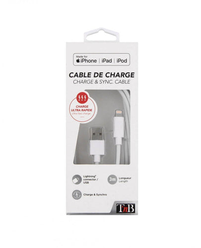 T'nB CIIPLIGHT3WH lightning cable