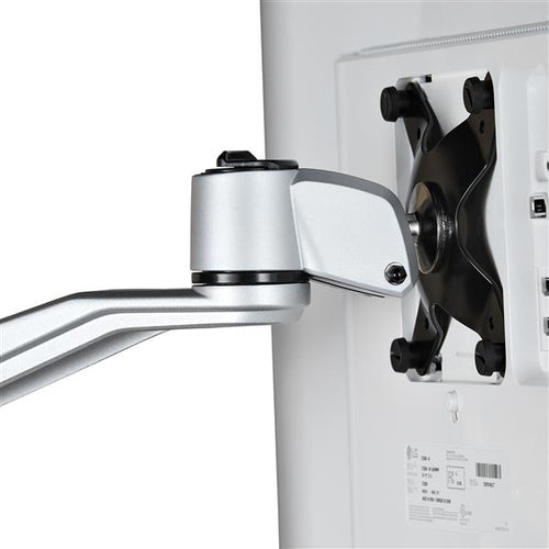 StarTech.com ARMWALLDS2 Adjustable Wall-Mount Monitor Arm - Silver - 14 kg Capacity