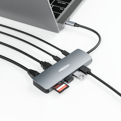 Laptop Dock Origin Storage OSDOCK-TD9-1 USB-C 4K 9in1 100W - OSDOCK-TD9-1