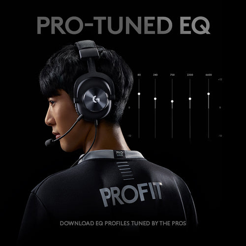 Gaming Headset Logitech G PRO X Wired 20-20000 Hz 320g - 981-000818