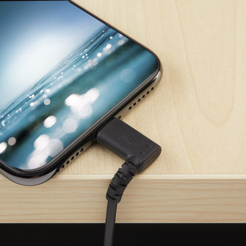 6ft USB A to Lightning Cable Right Angle Durable Apple MFi Certified