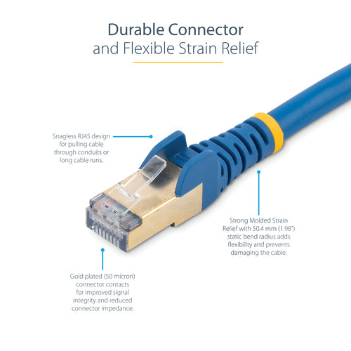 StarTech.com C6ASPAT25BL networking cable