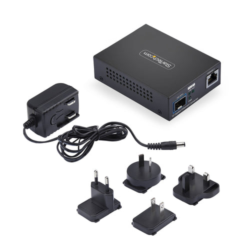 10GbE SFP+ Fiber Media Converter 10 Gigabit Ethernet RJ-45 to 10GBASE-X