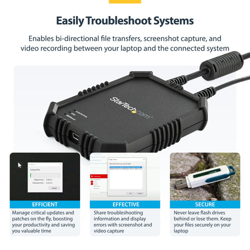 KVM Switch StarTech.com NOTECONS02X Full HD 1920x1200 Rugged Housing