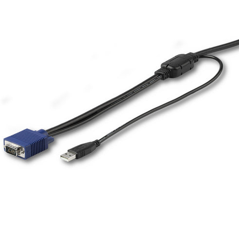 KVM Cable StarTech.com RKCONSUV10 10 ft USB VGA Rackmount