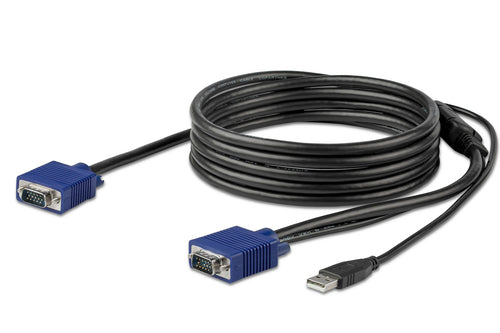 KVM Cable StarTech.com RKCONSUV10 10 ft USB VGA Rackmount