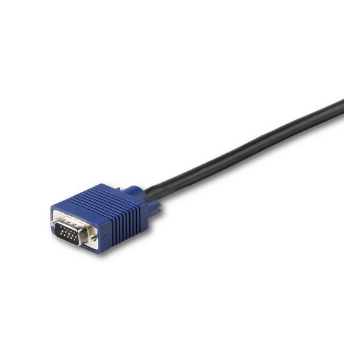 USB KVM Cable 15 ft for Rackmount Consoles Black VGA