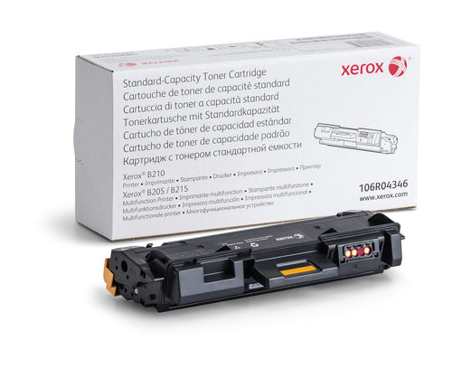 Toner Cartridge Xerox 106R04346 Black 1500 Page Yield B205 B210 B215