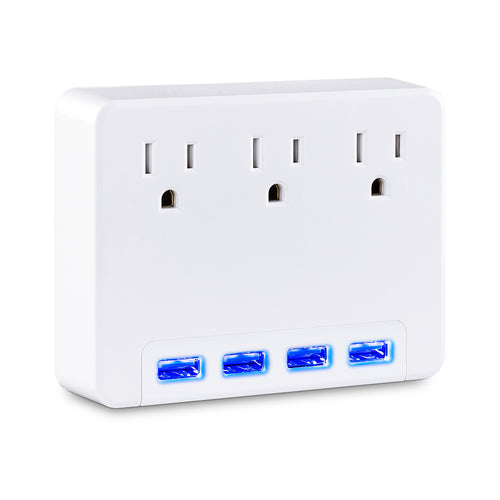 Surge Protector CyberPower P3WU 3 AC Outlets 125V White