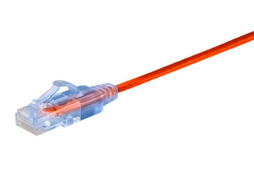 Network Cable Monoprice 29442 0.6m Cat6a U/UTP RJ-45 Orange - 29442