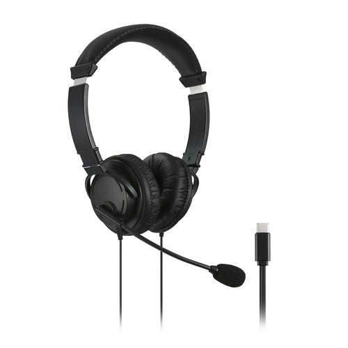 Wired Headset Kensington K97457WW USB-C Office Call Center Black