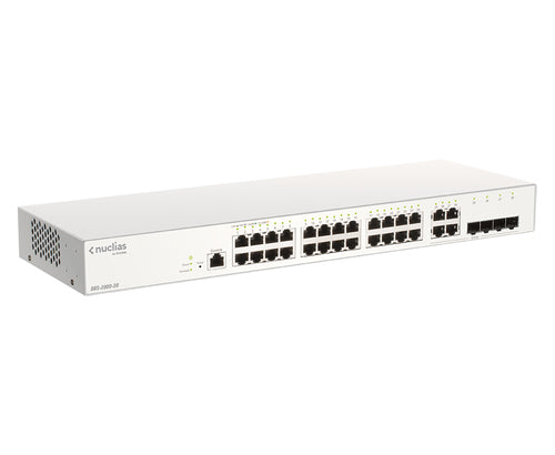 28-Port D-Link Gigabit Managed Network Switch L2 Rack Mounting