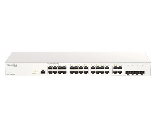 28-Port D-Link Gigabit Managed Network Switch L2 Rack Mounting