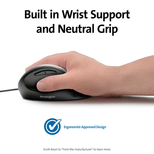 Wired Mouse Kensington Pro Fit Ergo USB Type-A 3200 DPI
