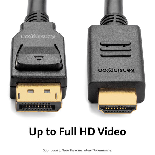 Video Cable Adapter Kensington K33025WW DisplayPort to HDMI 1.8m
