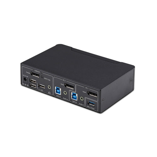 2-Port DisplayPort KVM Switch 4K 60Hz USB 3.0 Hub StarTech.com