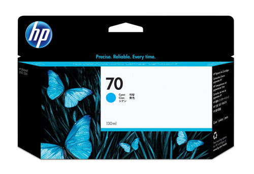 HP 70 130-ml Cyan DesignJet Ink Cartridge print head