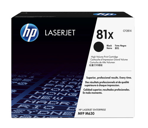 Toner Cartridge HP 81X High Yield Black 25000 Pages - CF281X
