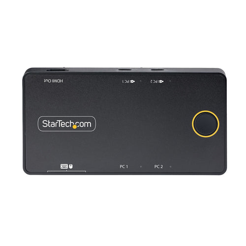 2-Port USB-C KVM Switch 4K 60Hz HDMI Dual Power Delivery