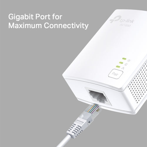 PowerLine Network Adapter TP-Link TL-PA7017 1000 Mbps Gigabit Ethernet HomePlug AV2