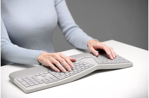 Wireless Keyboard Kensington K75402US Ergo Bluetooth RF Gray Full-size