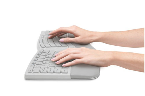 Wireless Keyboard Kensington K75402US Ergo Bluetooth RF Gray Full-size