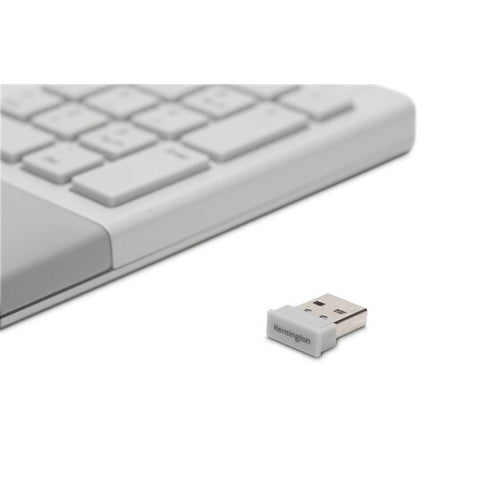 Wireless Ergonomic Keyboard and Mouse Set Full-size QWERTY Bluetooth RF