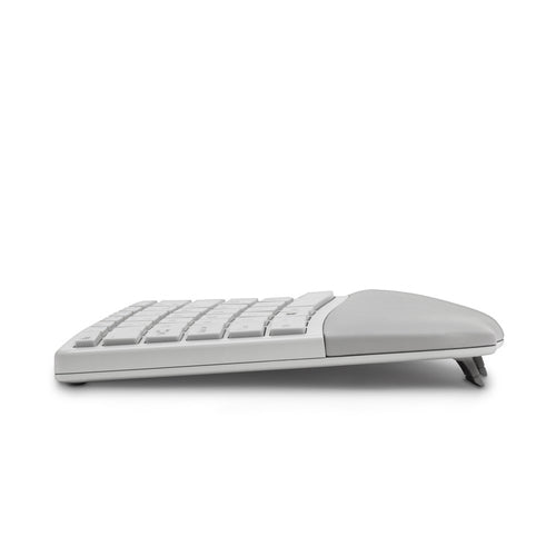 Wireless Ergonomic Keyboard and Mouse Set Full-size QWERTY Bluetooth RF