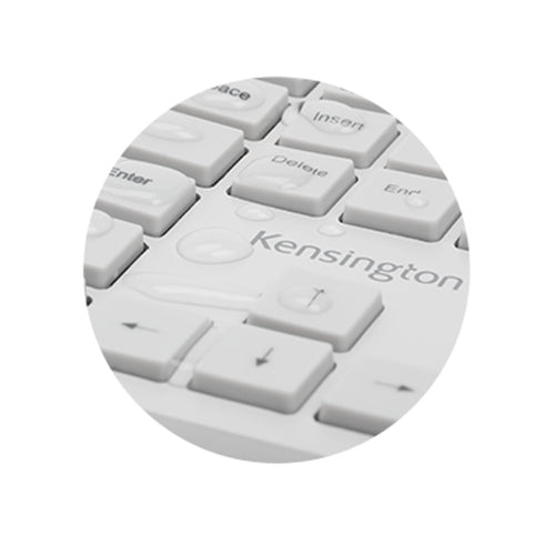 Wireless Ergonomic Keyboard and Mouse Set Full-size QWERTY Bluetooth RF