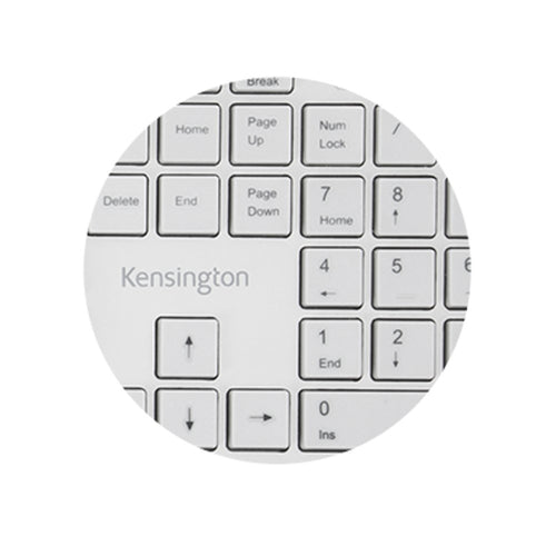 Wireless Ergonomic Keyboard and Mouse Set Full-size QWERTY Bluetooth RF