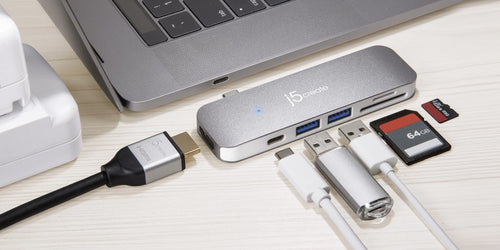 j5create JCD386 laptop dock/port replicator