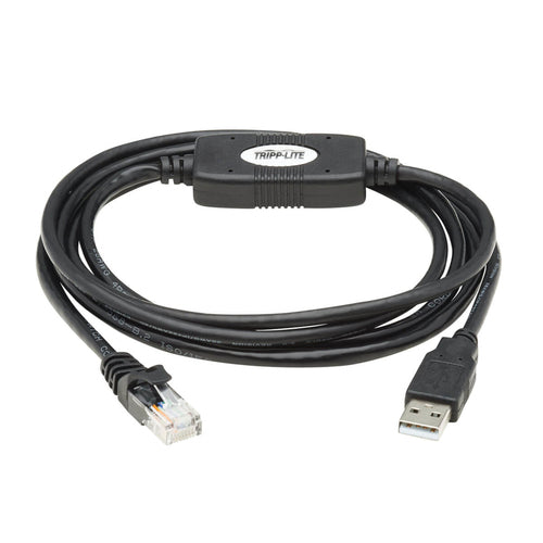 Console Cable Tripp Lite U009-006-RJ45-X USB-A to RJ45 250 Kbps 6 ft. Black - U009-006-RJ45-X