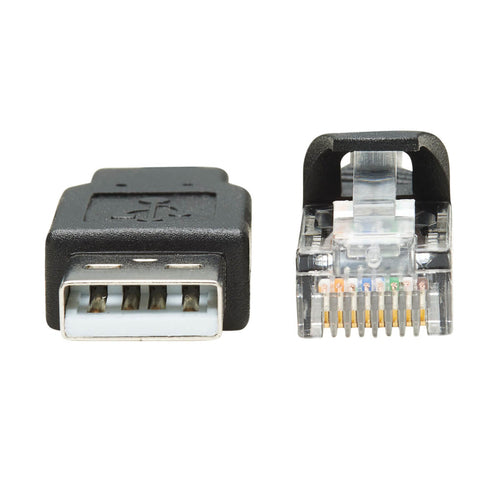 Console Cable Tripp Lite U009-006-RJ45-X USB-A to RJ45 250 Kbps 6 ft. Black - U009-006-RJ45-X