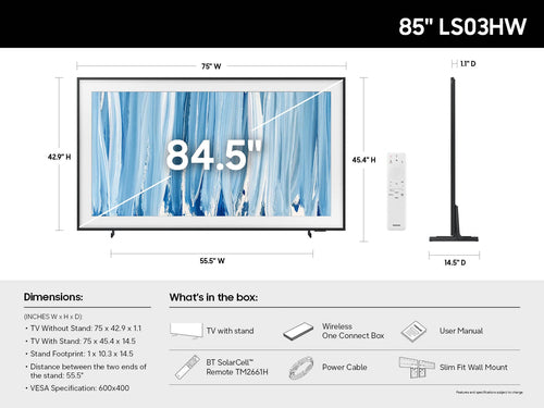 Samsung Neo QN85LS03HWFXZA TV