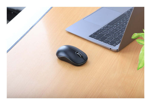 Wireless Optical Mouse 1200 DPI Ambidextrous Black USB-A Receiver