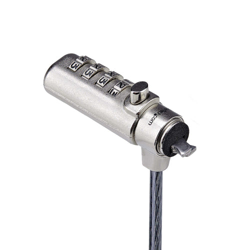 Cable Lock StarTech.com SNBLC4D-LAPTOP-LOCK 5ft (1.5m) Cut-Resistant Steel Combo Lock - SNBLC4D-LAPTOP-LOCK