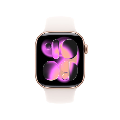 Apple Watch Series 11 GPS + Cellular 42mm Rose Gold Aluminium Touchscreen OLED 64GB