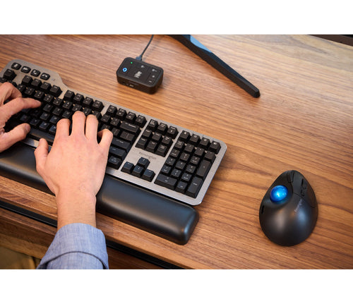 Mechanical Wired & Wireless Keyboard Kensington MK7500F QWERTY LED Aluminium Black