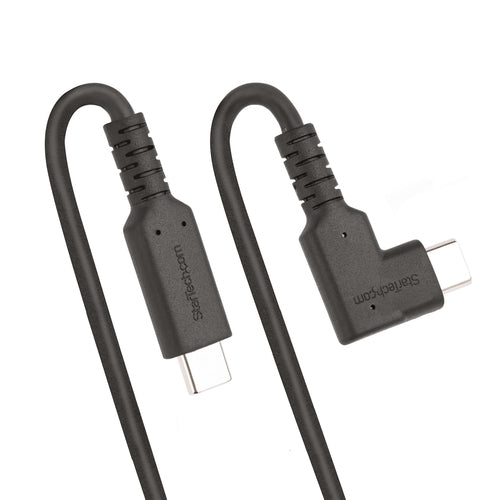 USB-C Right-Angled Cable 6.6ft 100W Power Delivery 4K 60Hz